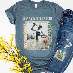 Keep Your Chin Up - tee shirt
